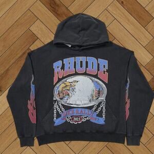 Men's Black Hoodie  Rhude